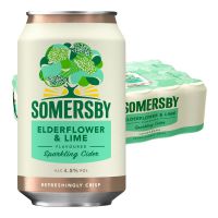 Somersby Elderflower Lime Cider 4.5% 24 x 330ml