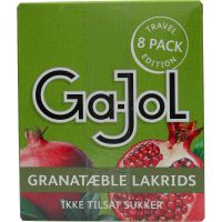 Ga-Jol Granatäpple Lakrits förp m 8 st