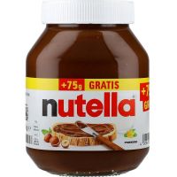 Ferrero Nutella 750g + 75g (825g) (Bäst före: 04.2022)