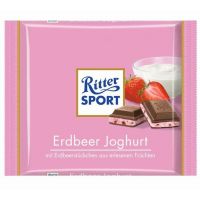 Ritter Sport Yoghurt m jordgubbar 100 g