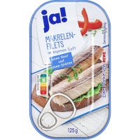 Ja! Makrillfilé i egen juice 125g