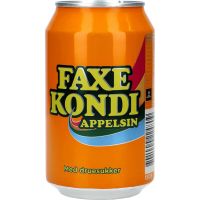 Faxe Kondi Appelsin 24 x 0,33l (Bäst före: 25.07.2023)