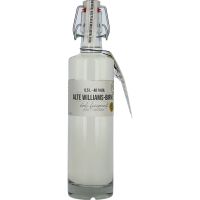 BIRKENHOF destilleri gammal Williams-Pear fin trä fat lagrad sprit 0,5l flip-top flaska 40% vol.