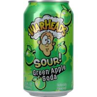 Warheads Green Apple Sour Soda 12 x 355ml