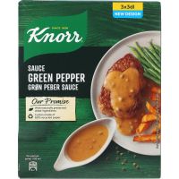 Knorr Sauce Grön peppar 3x22g