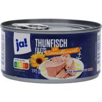 Ja! Tonfiskfiléer Olja 195g 