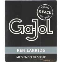 Ga-Jol Svart Ren Lakrits 8-pack