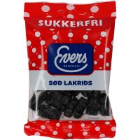 Evers Sød Lakrids Sugar Free 70g