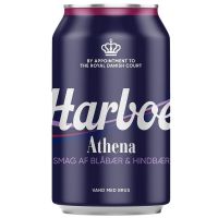 Harboe Athena Blåbær/Hindbær 24x330ml (Bäst före: 30.09.2024)