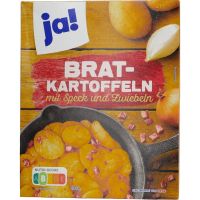 Ja! Stekt potatis med bacon och lök 400g