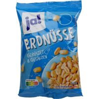Ja! Rostade och saltade jordnötter 200g