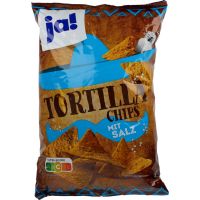 Ja! Tortillachips saltade 300g