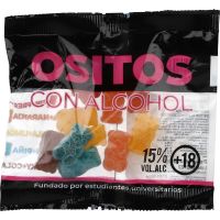 Ositos Fruktgummi Blandas med Alkohol 15% 30g