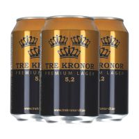 Tre Kronor Premium Lager 5,2% 24 x 330ml - 3 lådor Tre Kronor Premium Lager 5,2% 24 x 330ml - 3 lådor
