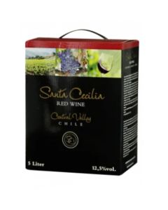 Santa Cecilia rött vin 12,5% 5L (Påfyllt den 30.03.2023)