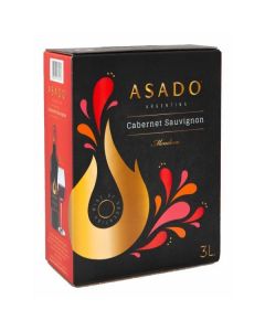 Asado Cabernet Sauvignon 13,5% 3 ltr. (Påfyllt den 11.2022)